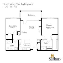 South Wing: The Buckingham floorplan image