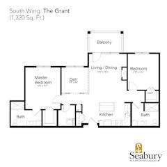 South Wing: The Grant floorplan image