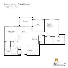 South Wing: The Gillette floorplan image