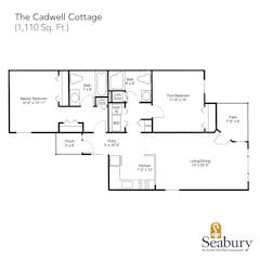 The Cadwell Cottage floorplan image