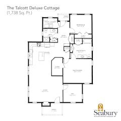 The Talcott Deluxe Cottage floorplan image