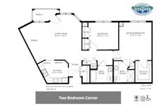 The Two Bedroom Corner floorplan image