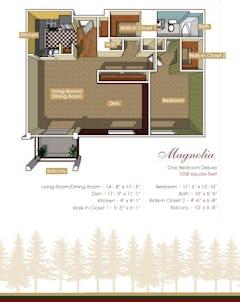 Magnolia floorplan image
