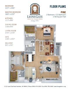 Pine floorplan image