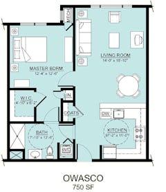 The Owasco floorplan image