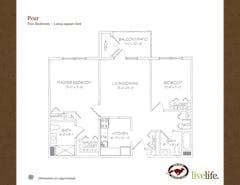 The Pear floorplan image