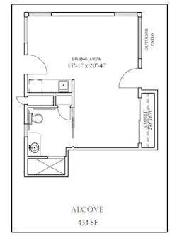 The Alcove floorplan image