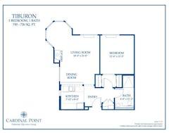 The Tiburon floorplan image