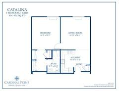 The Catalina floorplan image
