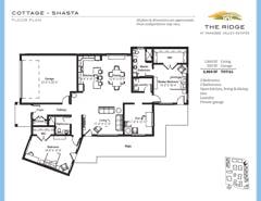 The Shasta floorplan image