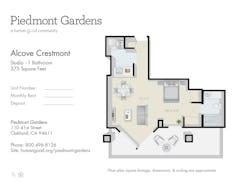 The Alcove Crestmont floorplan image