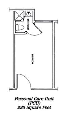 Personal Care Unit floorplan image