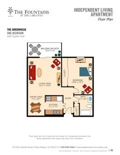 The Arrowhead floorplan image