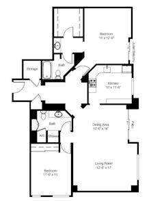 Floor Plan H floorplan image