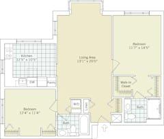 The Jackson floorplan image
