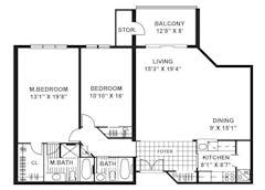 The Spruce Modified floorplan image