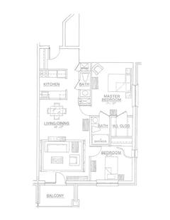 The Nashville  at East Apartments floorplan image