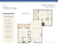 The Birch at Fieldcrest Apartments floorplan image