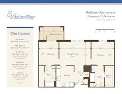 The Dogwood at Fieldcrest Apartments floorplan image