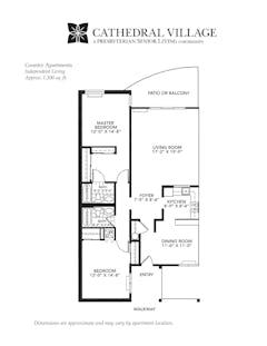 The Country Apartment floorplan image