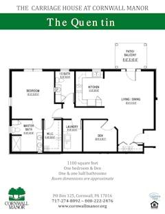 The Quentin at Carriage House floorplan image