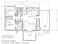 The Fourplex Home floorplan image