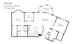 The Hemlock floorplan image