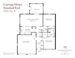 The Standard End Carriage Home floorplan image