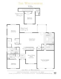The Whitemarsh Villa floorplan image