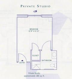 Private Studio floorplan image