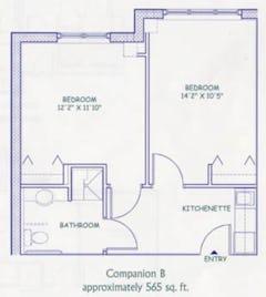 The Companion B floorplan image