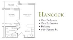 The Hancock floorplan image