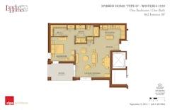 Type D at Hybrid Homes floorplan image