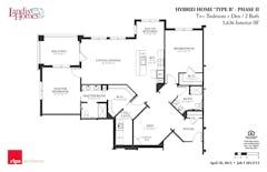 Type B at Hybrid Homes floorplan image