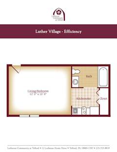 Efficiency  at Luther Village floorplan image