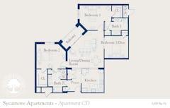 Apartment CD floorplan image