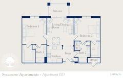 Apartment BD floorplan image