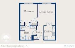 One Bedroom Deluxe - A1 floorplan image