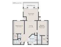 The Elcot at Courtyard Home floorplan image