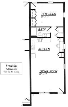 The Franklin floorplan image