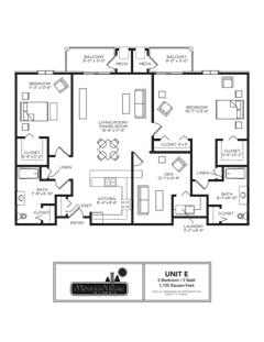 Unit E floorplan image