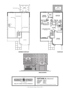 Cottage A with Basement floorplan image