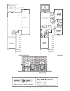 Cottage B with Basement floorplan image
