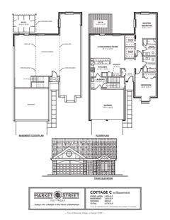 Cottage C with Basement floorplan image