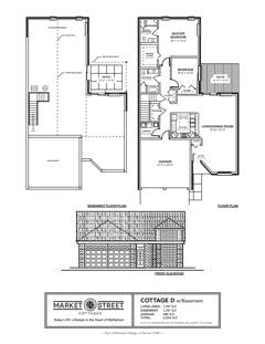 Cottage D with Basement floorplan image