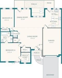 The Madison floorplan image