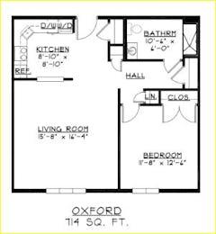 The Oxford floorplan image