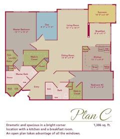 The Plan C floorplan image