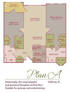 The Plan A floorplan image
