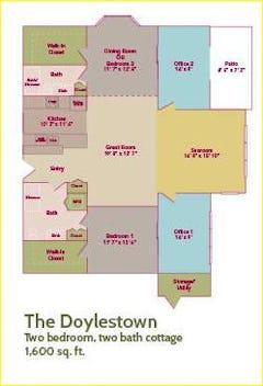 The Doylestown floorplan image